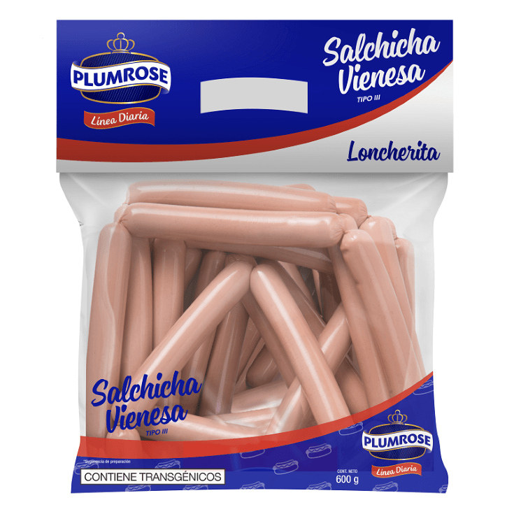 PLUMROSE Salchicha Línea Diaria 600g