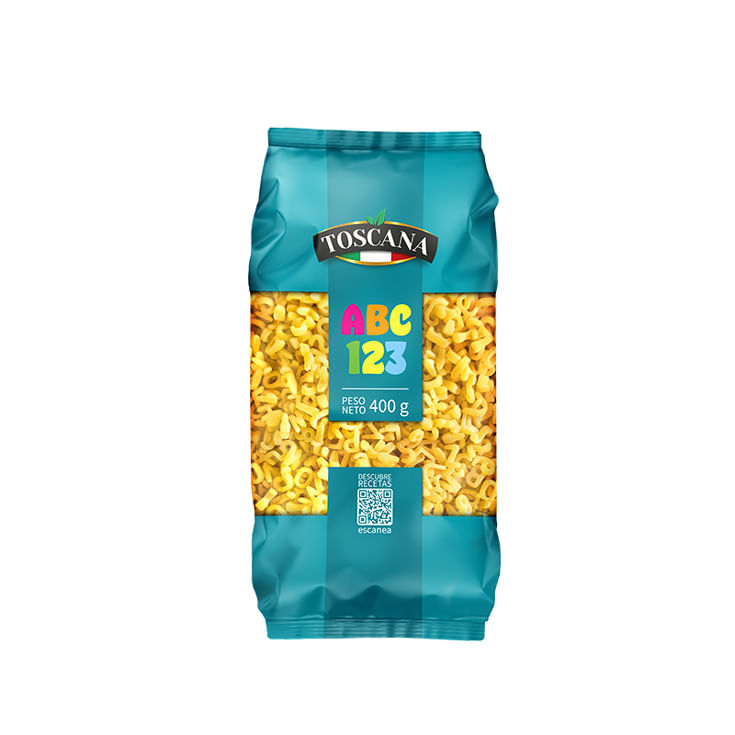TOSCANA Fideo Abc 123 400g