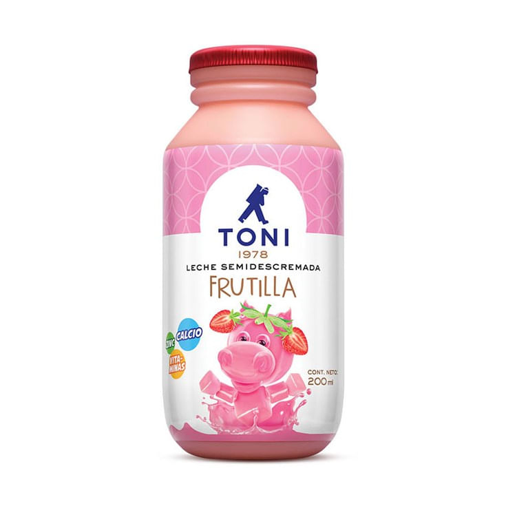 TONI Leche Sabor Frutilla 200ml