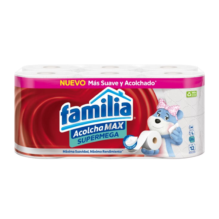 FAMILIA Papel Higiénico Supermega 12 Rollos